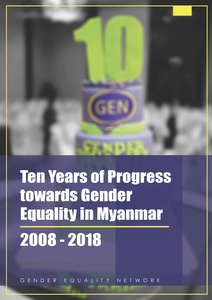 Ten year progress towards gender equality in myanmar page 01